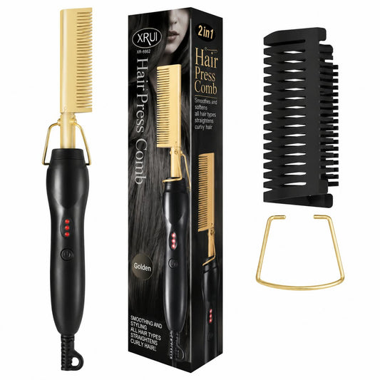 SilkGlide™ Heated Hair Straightening Comb