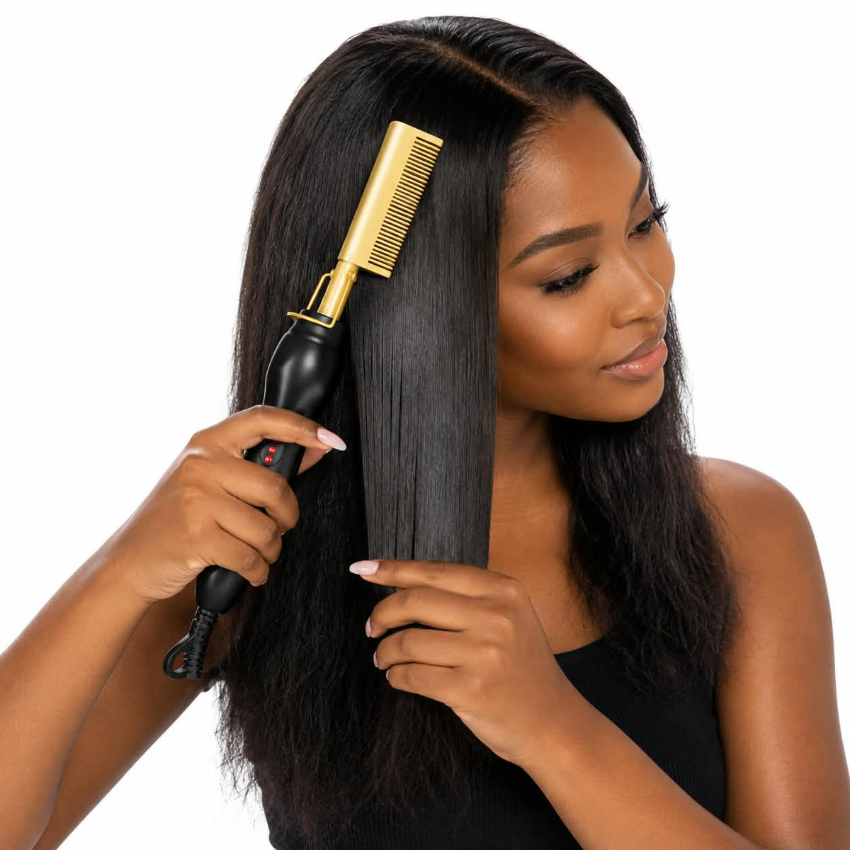 SilkGlide™ Heated Hair Straightening Comb