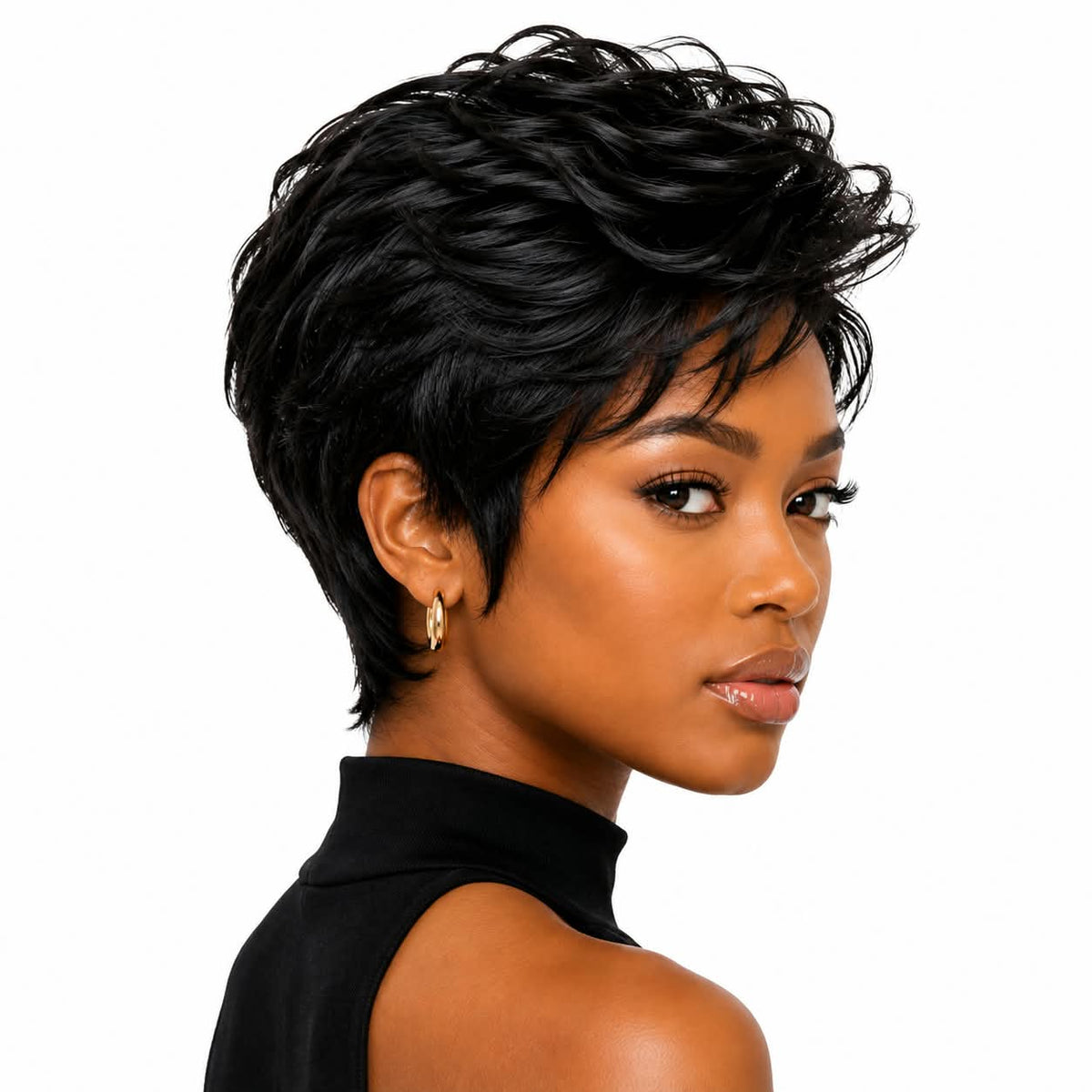 Playful Pixie™ Human Hair Pixie Wig